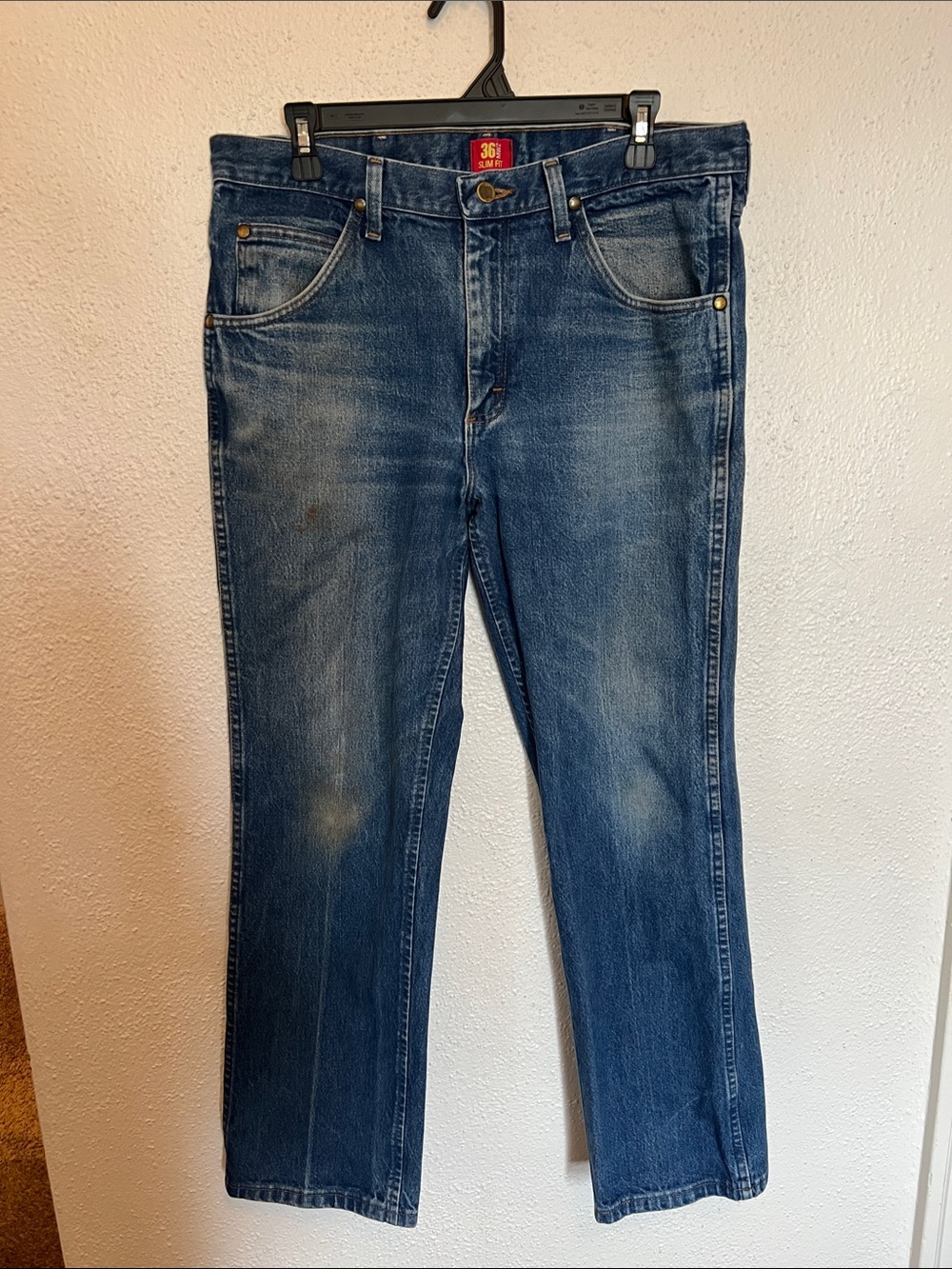 Wranglers Men's Dark Blue Jeans